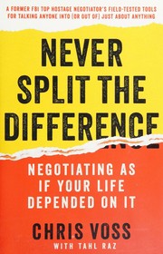 Never Split the Difference by Chris Voss — book cover