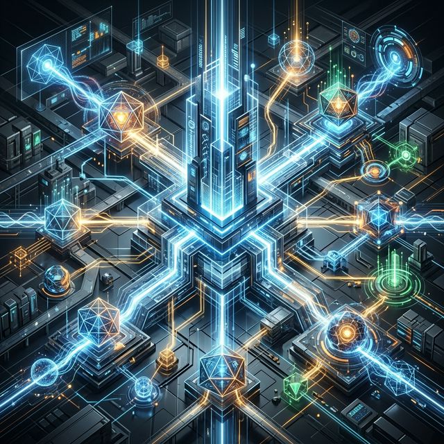 Internal Platforms as Force Multipliers - visual showing an internal platform acting as a core backbone supporting engineering nodes